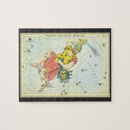 Uranias Mirror Vintage Astronomy Celestial Map Jigsaw Puzzle