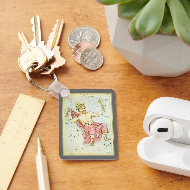 Urania's Mirror, Vintage Astronomy Celestial Map Keychain (Desk)