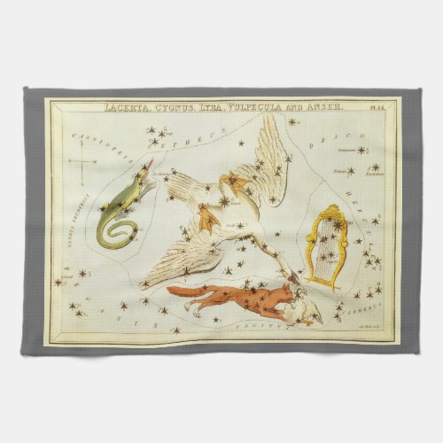 Uranias Mirror Vintage Astronomy Celestial Map Kitchen Towel