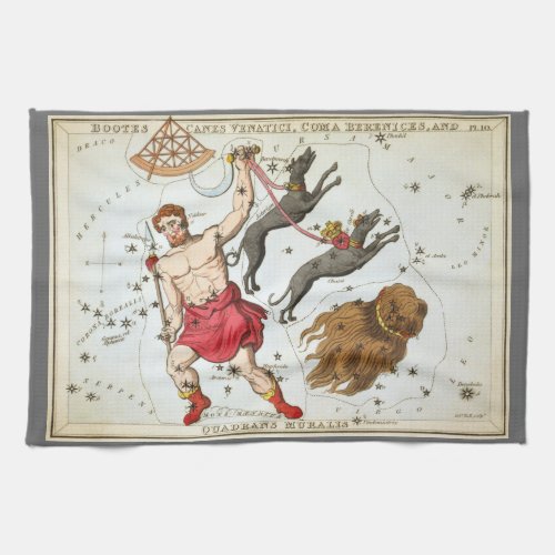 Uranias Mirror Vintage Astronomy Celestial Map Kitchen Towel