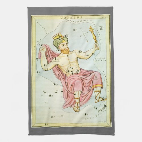 Uranias Mirror Vintage Astronomy Celestial Map Kitchen Towel