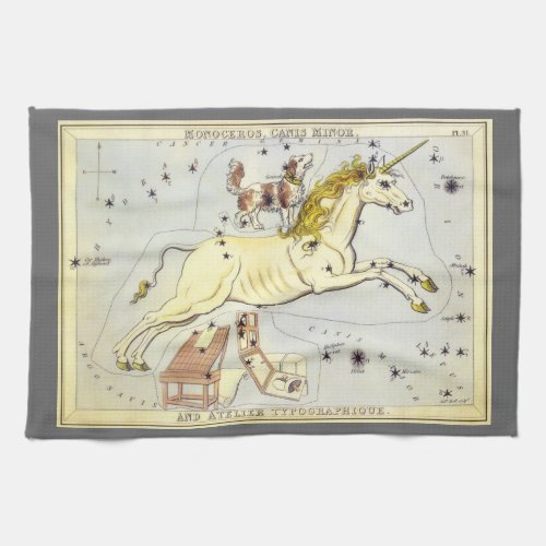 Uranias Mirror Vintage Astronomy Celestial Map Kitchen Towel