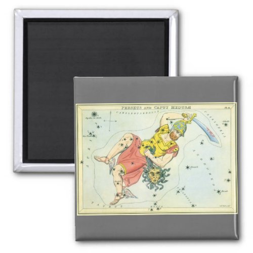 Uranias Mirror Vintage Astronomy Celestial Map Magnet