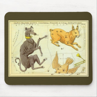Urania's Mirror, Vintage Astronomy Celestial Map Mouse Pad