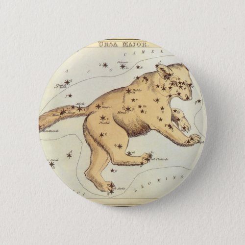 Uranias Mirror Vintage Astronomy Celestial Map Pinback Button