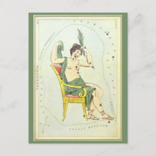 Urania's Mirror, Vintage Astronomy Celestial Map Postcard