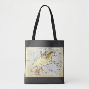 Urania's Mirror, Vintage Astronomy Celestial Map Tote Bag