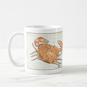 Urania's Mirror, Vintage Cancer Constellation Coffee Mug