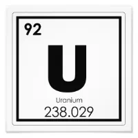 I Lv U [I Love You Chemical Elements] Car Magnet 2