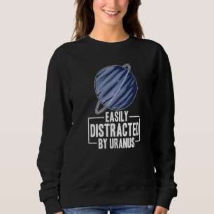 Uranus Planet Ring Solar System Gas Atmosphere Spa Sweatshirt