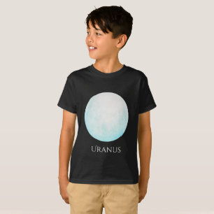 Uranus Planet Watercolor Kid's T T-Shirt