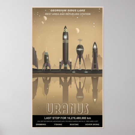 Uranus Rest Stop Poster
