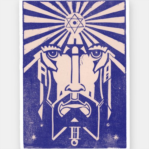 Uranus Sky God Greek Mythology Blue Sticker