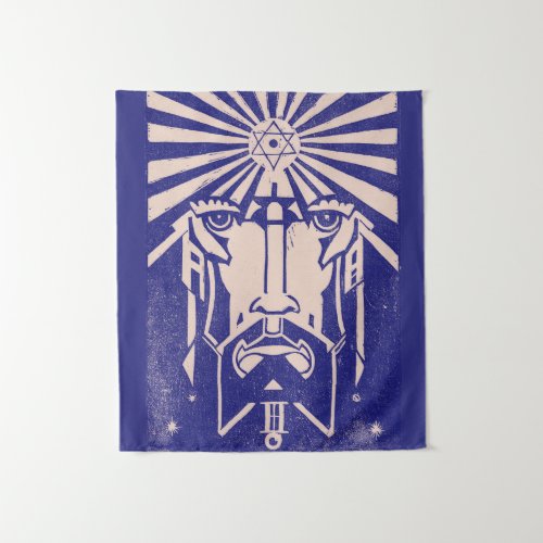 Uranus Sky God Greek Mythology Blue Tapestry