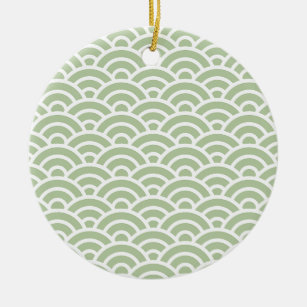 URAYANAGI 140 Seigaiha Waves - Energetic Ver.  Ceramic Ornament