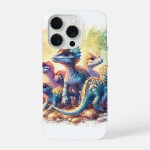 Urbacodon Family 060624AREF106 _ Watercolor iPhone 15 Pro Case