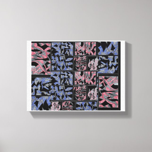 Urban Abstract Harmony Canvas Print (Front)
