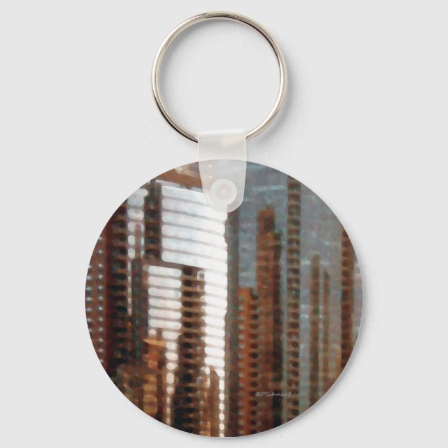 Urban Abstract Keychain (Front)