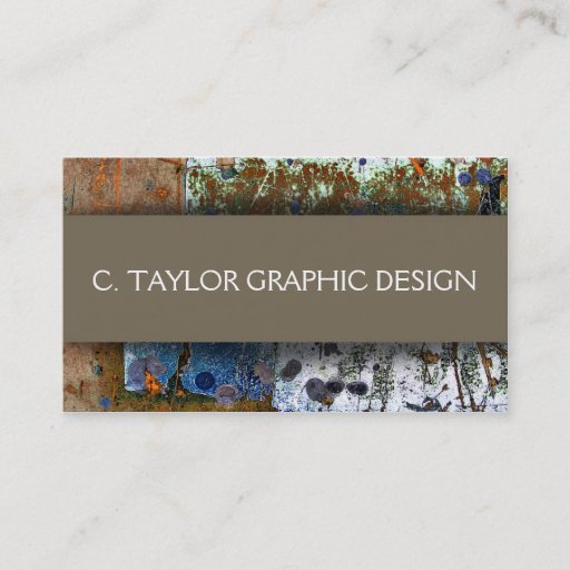 Customizable "Urban Abstracts" 3 Business Card