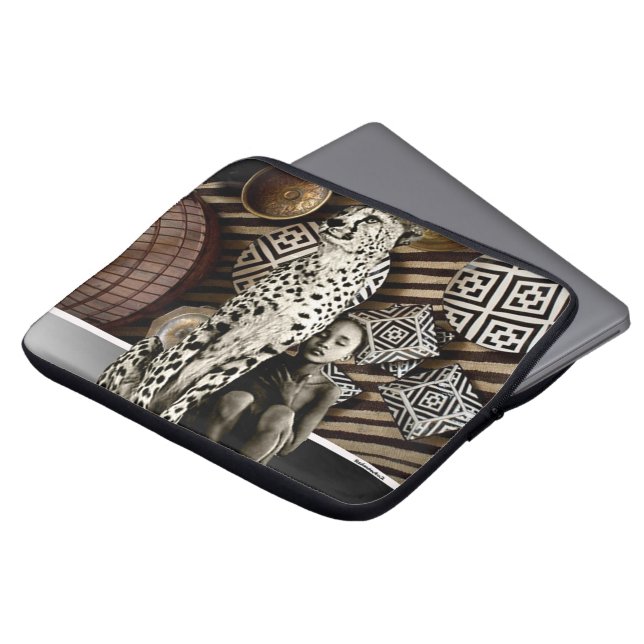 Urban African Design: Friendship Laptop Sleeve (Front Top)