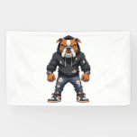 Urban Alpha Bulldog – Street Style Mascot  Banner