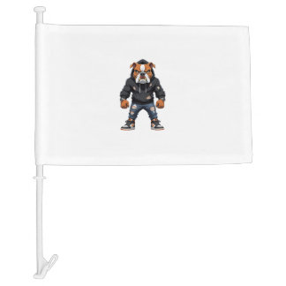 Urban Alpha Bulldog � Street Style Mascot  Car Flag