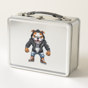 Urban Alpha Bulldog � Street Style Mascot Metal Lunch Box