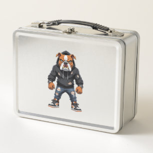 Urban Alpha Bulldog � Street Style Mascot Metal Lunch Box
