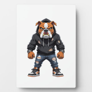 Urban Alpha Bulldog � Street Style Mascot  Plaque