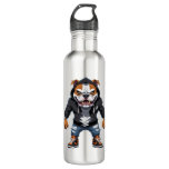 Urban Alpha Bulldog – Street Style Mascot Stainless Steel Water Bottle