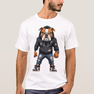 Urban Alpha Bulldog � Street Style Mascot T-Shirt