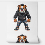 Urban Alpha Bulldog – Street Style Mascot  Wallpaper