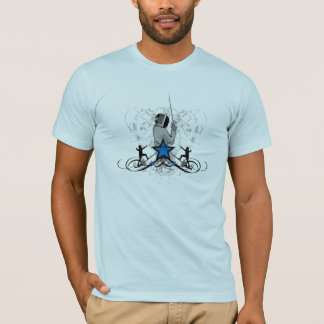 Urban and Hip Fencing Illustration T-Shirt