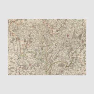 Urban areas of France 2 Tissue Paper