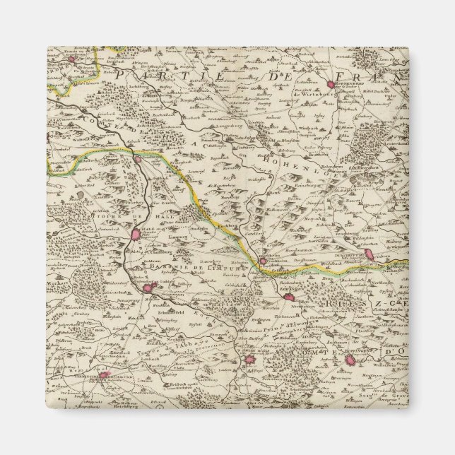 Urban areas of Germany 2 Magnet (Front)