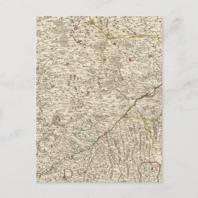 Urban areas of Germany Postcard (Front)