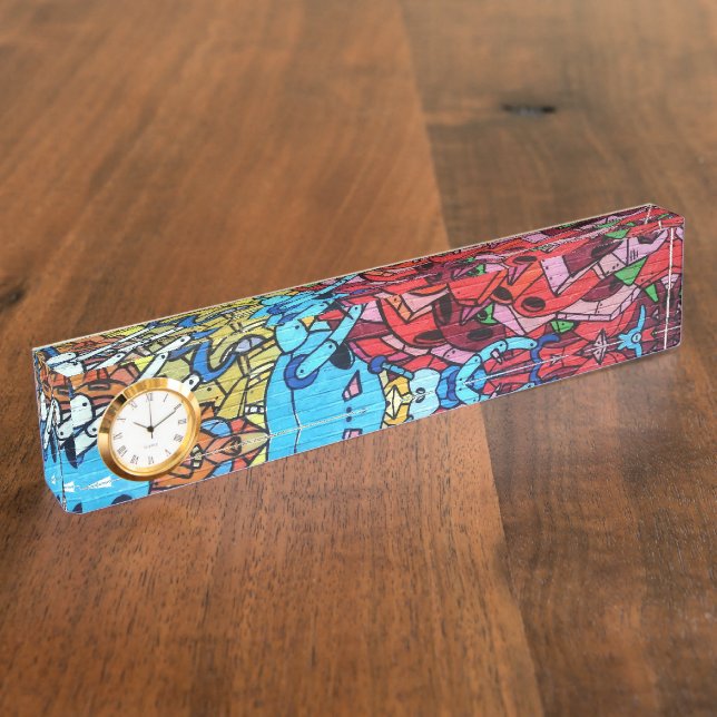 Urban Art 12. Desk Name Plate (Side)