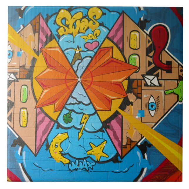 Urban Art 17. Ceramic Tile (Front)