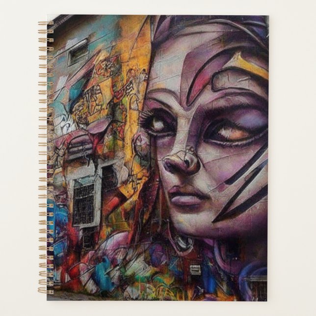 Urban Art on Abandoned Building Planner (Front)