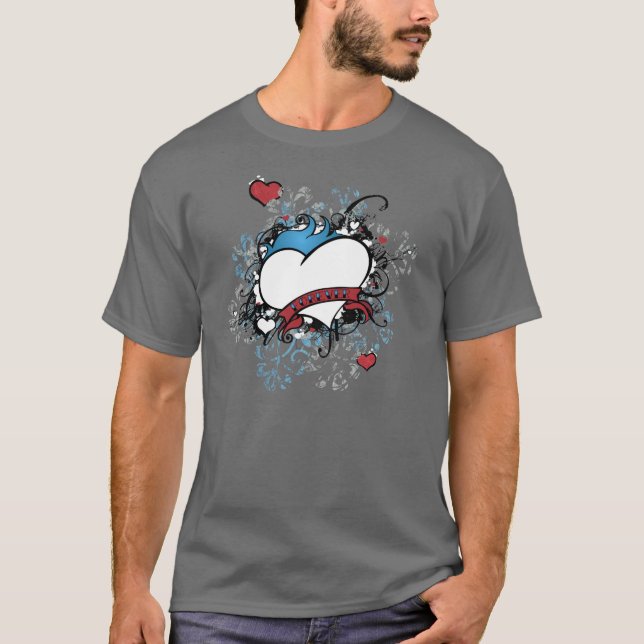 Urban Artistic Fashionista Forever Heart T-Shirt (Front)