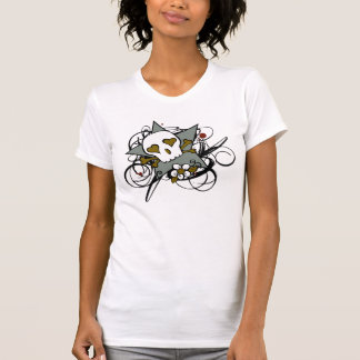 Urban Artistic Skull Star Tattoo T-Shirt