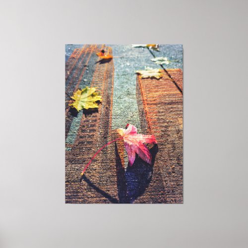 Urban Autumn Abstract Canvas Print