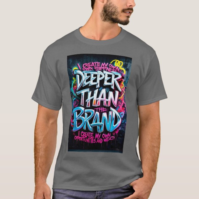 Urban Awakening: Deeper Than the Brand T-Shirt (Front)