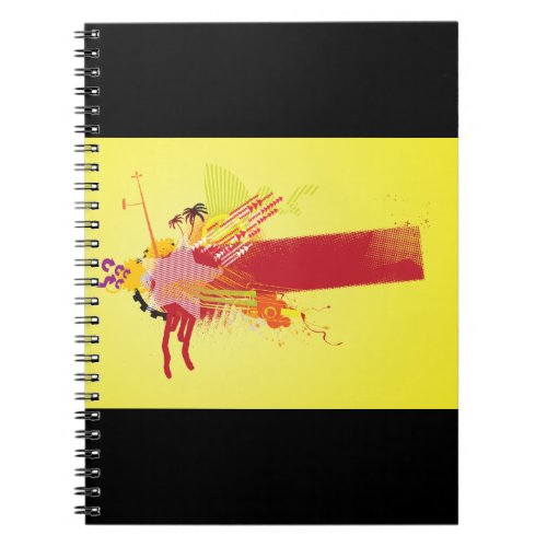 Urban Banner Red Yellow Notebook