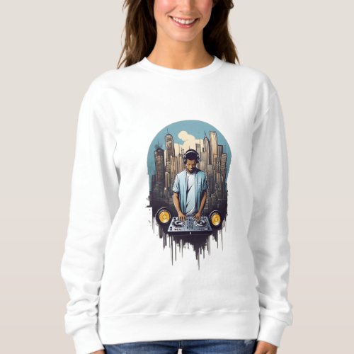 Urban Beat Threads Where City Vibes Come Alive Sweatshirt