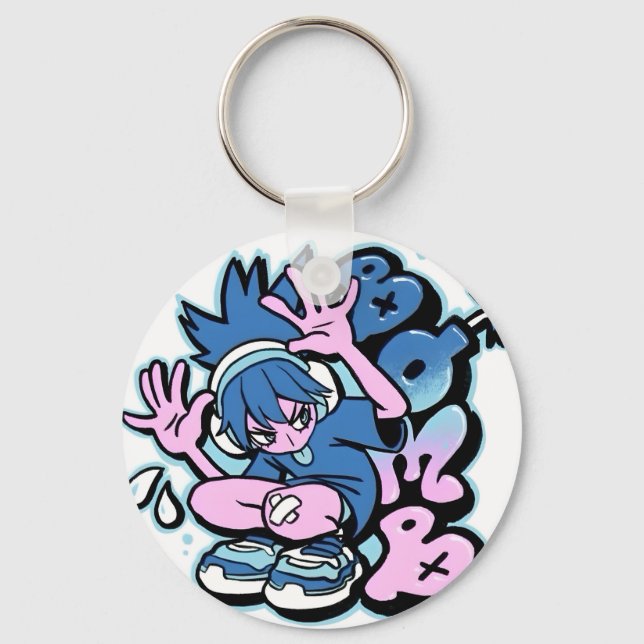 Urban Bomb Vibes Keychain (Front)