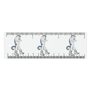 Urban Boxer Cat in Sneaker Walk Fighter Ruler