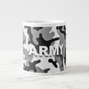 Urban Camo Army Giant Coffee Mug