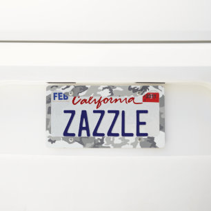 Urban Camo License Plate Frame