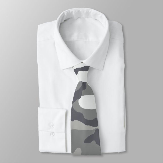 Urban Camo Neck Tie (Tied)